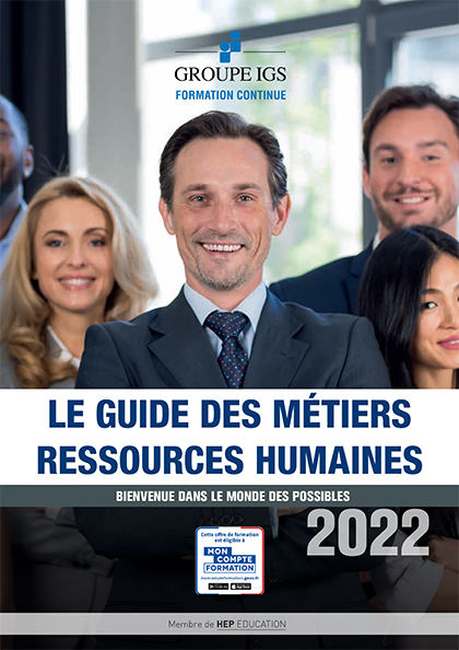 Le guide de métiers Ressources Humaines 2022