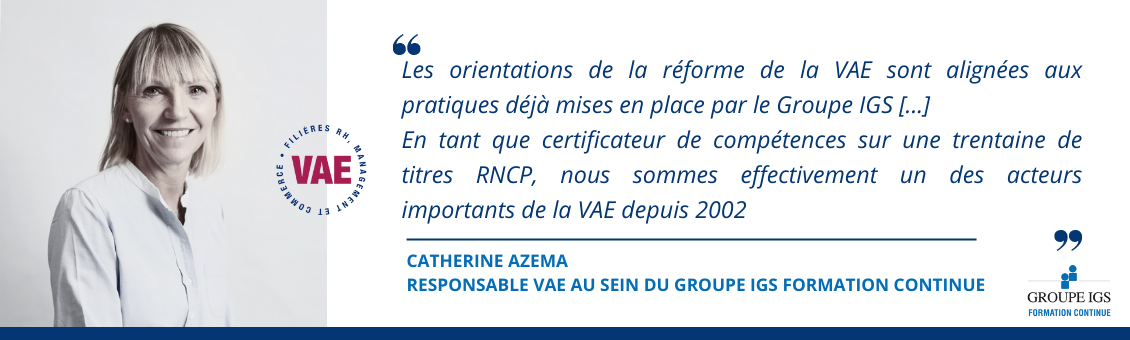 Catherine Azema - Validation des acquis de l'éxperience 