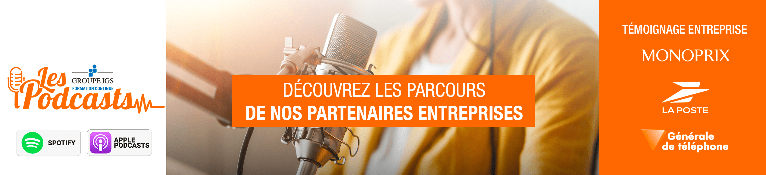 slider podcasts entreprise