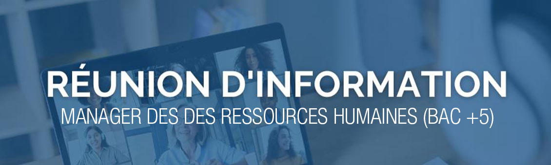 Réunion d'information Formation Manager des RH