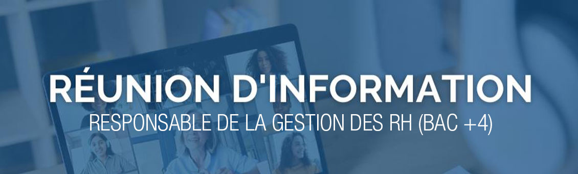 Reunion d'information Formation Responsable de la Gestion des RH