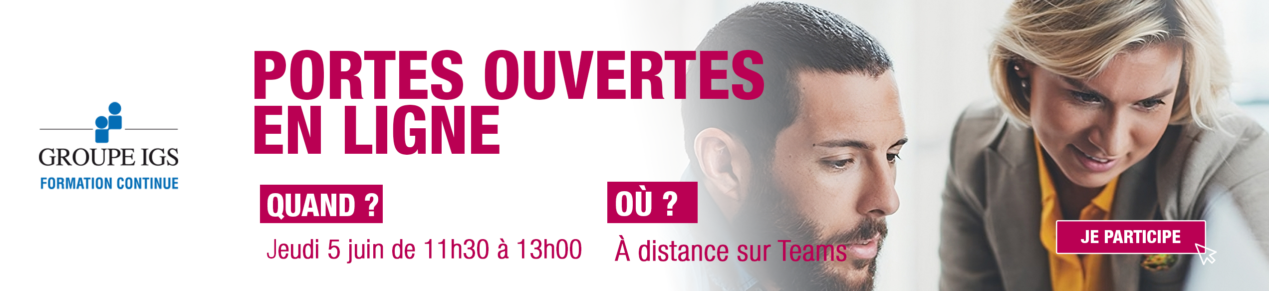 Journée Portes Ouverts Formation Continue programmes RH